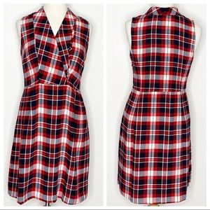 Tommy Hilfiger Sleeveless Check Dress Size 8